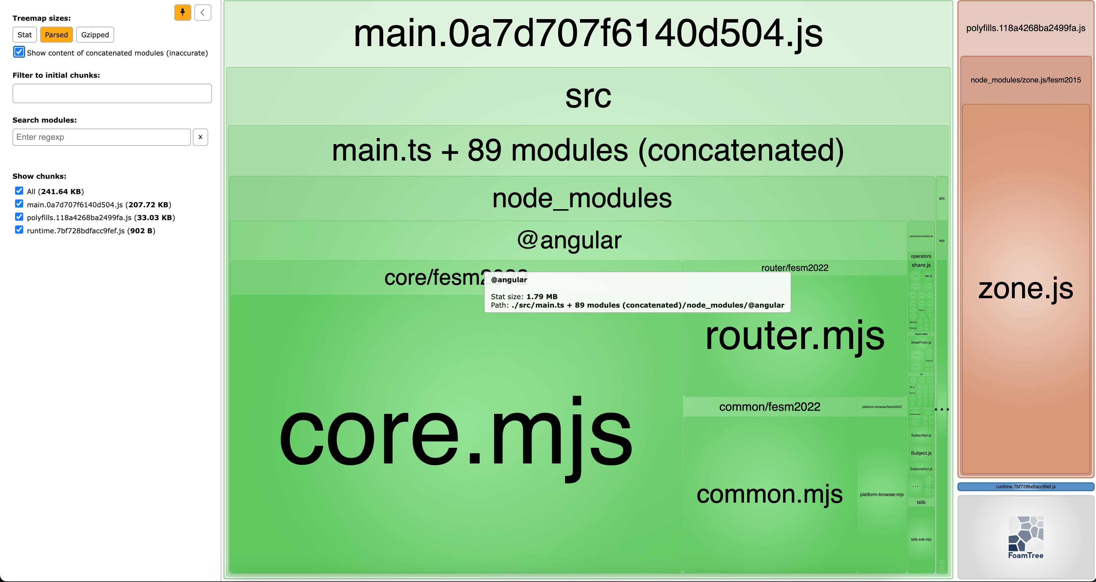 Webpack Build Size